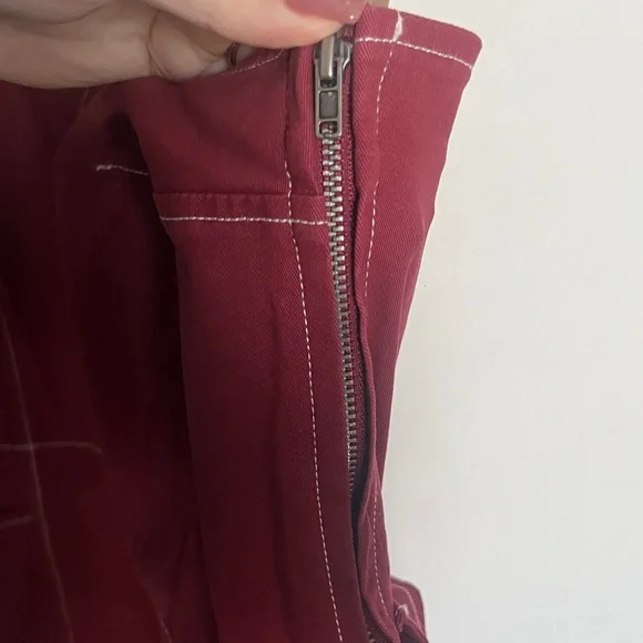 Burgundy Jumpsuit NWT - Picture 7 of 8